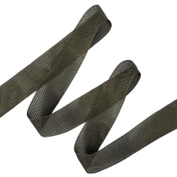 Окантовочная лента-бейка, цвет Тёмно-Серый 22мм (на отрез)  в Набережных Челнах