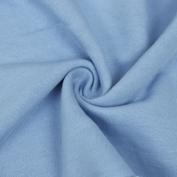 Ткань Футер 3-х нитка, Петля, цвет Светло-Голубой (на отрез)  в Набережных Челнах