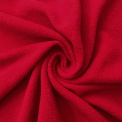 Флис Односторонний 130 гр/м2, цвет Красный (на отрез)  в Набережных Челнах