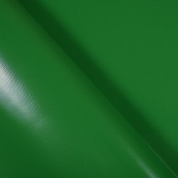 Тентовый материал ПВХ 450 гр/м2, Зелёный (Ширина 160см), на отрез  в Набережных Челнах, 450 г/м2, 799 руб