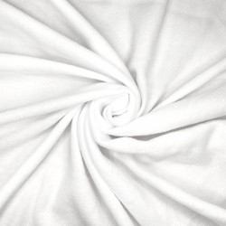 Флис Односторонний 130 гр/м2, цвет Белый (на отрез)  в Набережных Челнах