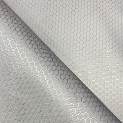 Ткань Оксфорд 300D PU Рип-Стоп СОТЫ, цвет Светло-Серый (на отрез)  в Набережных Челнах