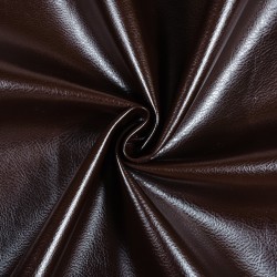 Ткань Дерматин (Кожзам) для мебели, цвет Темно-Коричневый (на отрез)  в Набережных Челнах