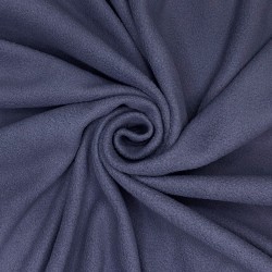 Ткань Флис Односторонний 130 гр/м2, цвет Темно-серый (на отрез)  в Набережных Челнах