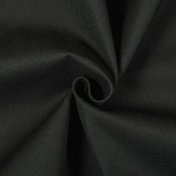Ткань смесовая Канвас 35/65, цвет Черный (на отрез)  в Набережных Челнах