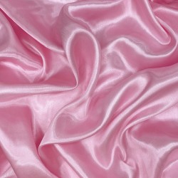 Ткань Атлас-сатин, цвет Розовый (на отрез)  в Набережных Челнах