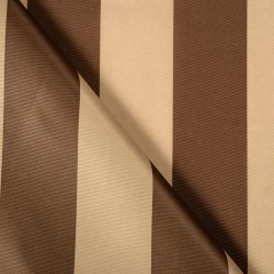 Ткань Оксфорд 300D PU, Бежево-Коричневая полоска (на отрез)  в Набережных Челнах