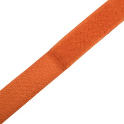 Контактная лента 25мм цвет Оранжевый (велькро-липучка, на отрез)  в Набережных Челнах