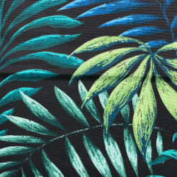 Интерьерная ткань Дак (DUCK), принт &quot;Тропические листья&quot; (на отрез)  в Набережных Челнах