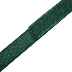 Контактная лента 25мм  Зелёный (велькро-липучка, на отрез)  в Набережных Челнах