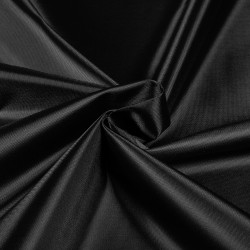 *Ткань Оксфорд 210D PU, цвет Черный (на отрез)  в Набережных Челнах