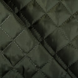 Стеганая подкладочная ткань с синтепоном (100гр/м2),  Хаки   в Набережных Челнах
