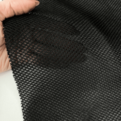 Сетка 3D трехслойная Air mesh 165 гр/м2, цвет Черный (на отрез)  в Набережных Челнах