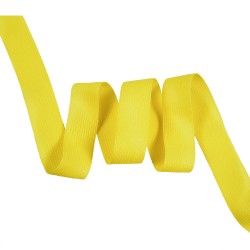 Окантовочная лента-бейка, цвет Жёлтый 22мм (на отрез)  в Набережных Челнах